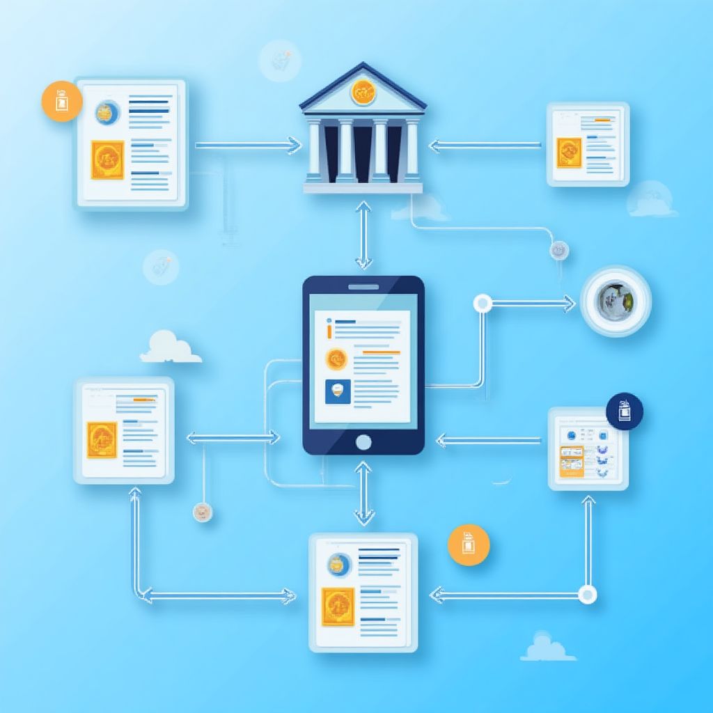Diagrama de flujo de datos en un ecosistema de Open Banking